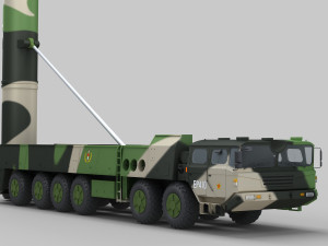 PLA DF-26 Missile Modelo 3D