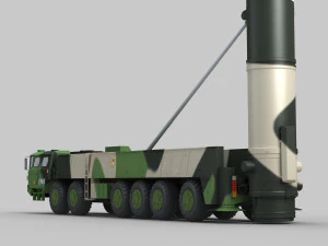 PLA DF-26 Missile 3D Model