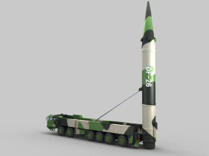 PLA DF-26 Missile 3D Model