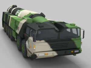 PLA DF-26 Missile 3D Model