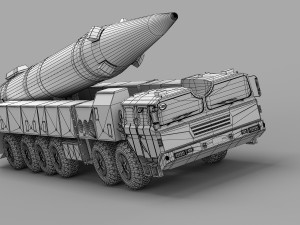 PLA DF-26 Missile Modelo 3D
