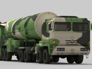 PLA DF-31 Missile 3D Model
