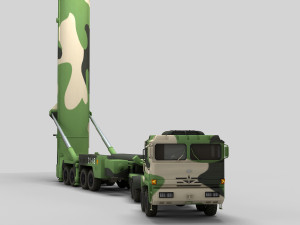 PLA DF-31 Missile 3D Model