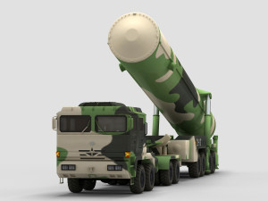 PLA DF-31 Missile 3D Model