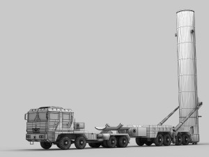 PLA DF-31 Missile 3D Model