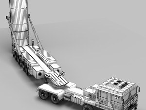 PLA DF-31 Missile 3D Model
