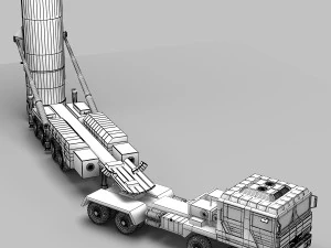PLA DF-31 Missile 3D Model