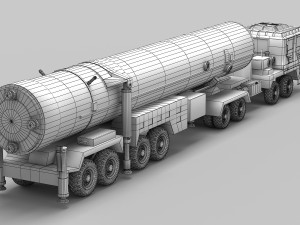 PLA DF-31 Missile 3D Model
