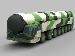 PLA DF-41 Missile 3D-Modell