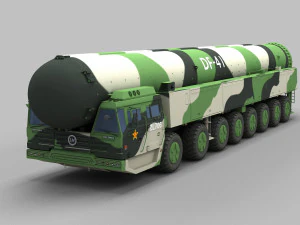 M&iacute;ssil PLA DF-41 Modelo 3D