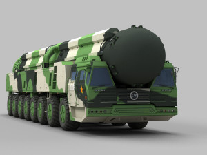 PLA DF-41 Missile 3D 모델
