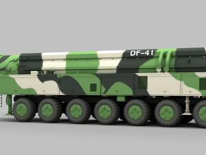 PLA DF-41 Missile 3D 모델