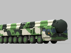 PLA DF-41 Missile 3D 모델