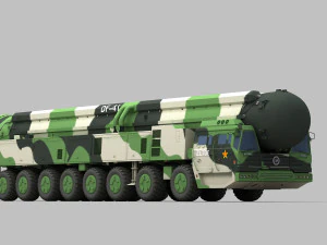 M&iacute;ssil PLA DF-41 Modelo 3D