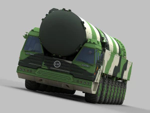 M&iacute;ssil PLA DF-41 Modelo 3D