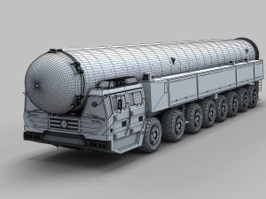 M&iacute;ssil PLA DF-41 Modelo 3D
