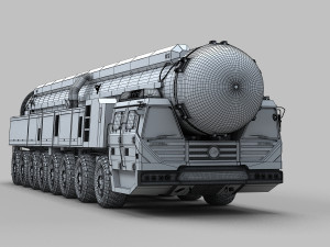 PLA DF-41 Missile 3D 모델