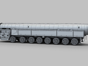 PLA DF-41 Missile 3D 모델