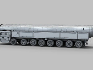M&iacute;ssil PLA DF-41 Modelo 3D