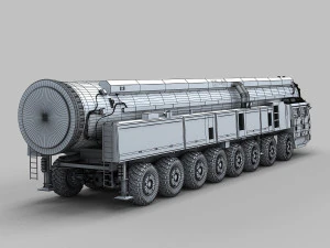 M&iacute;ssil PLA DF-41 Modelo 3D