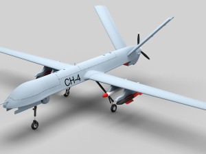 PLA CH-4 UAV 3D-Modell