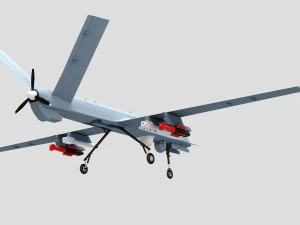 PLA CH-4 UAV 3D Model
