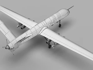 PLA CH-4 UAV 3D Model