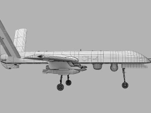 PLA CH-4 UAV 3D Model
