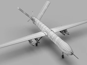 PLA CH-4 UAV 3D Model