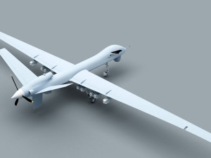 PLA Wing Loong UAV 3D Модель