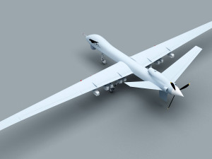 PLA Wing Loong UAV 3D Модель