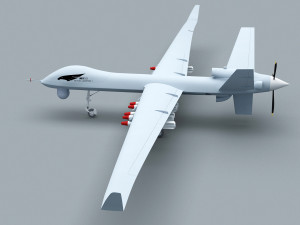 PLA Wing Loong UAV 3D Модель