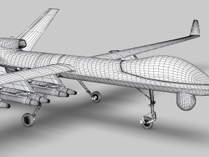 PLA Wing Loong UAV 3D Модель