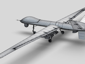PLA Wing Loong UAV 3D Модель