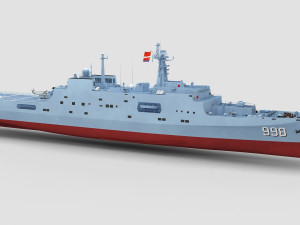 Chinese Navy Type 071 3D-Modell