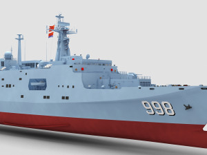 Chinese Navy Type 071 Modelo 3D
