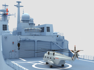 Chinese Navy Type 071 Modelo 3D