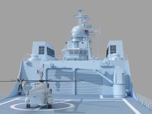 Chinese Navy Type 071 Modelo 3D