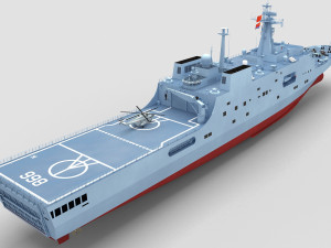 Chinese Navy Type 071 Modelo 3D