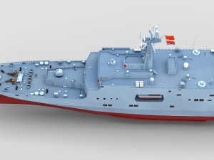 Chinese Navy Type 071 Modelo 3D