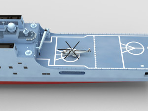 Chinese Navy Type 071 Modelo 3D