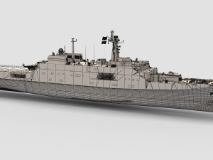 Chinese Navy Type 071 Modelo 3D