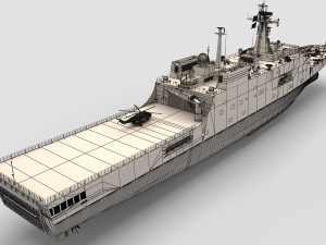 Chinese Navy Type 071 Modelo 3D