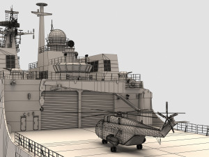 Chinese Navy Type 071 Modelo 3D