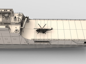 Chinese Navy Type 071 Modelo 3D
