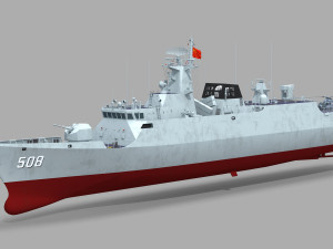 Chinese Navy Type 056 Corvette 3D-Modell