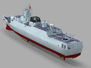 Chinese Navy Type 056 Corvette 3D Model