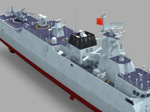 Chinese Navy Type 056 Corvette 3D Model