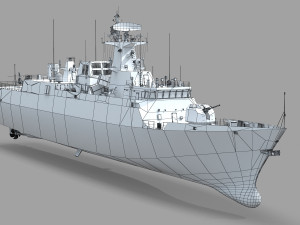 Chinese Navy Type 056 Corvette 3D Model
