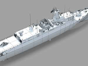Chinese Navy Type 056 Corvette 3D Model